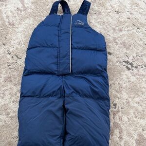 L.L. Bean Navy Insulated Snowsuit